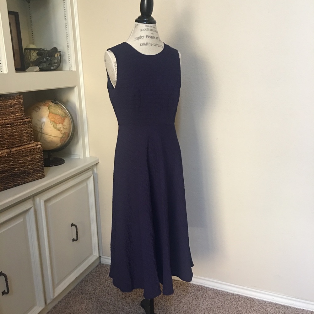Dark Blue Dress Sleeveless Dress